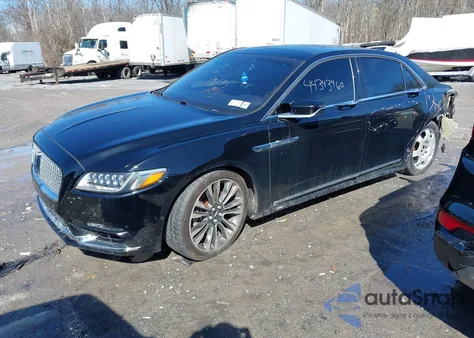 2017 Lincoln Continental Reserve from USA, damaged, VIN 1LN6L9RP9H5614349